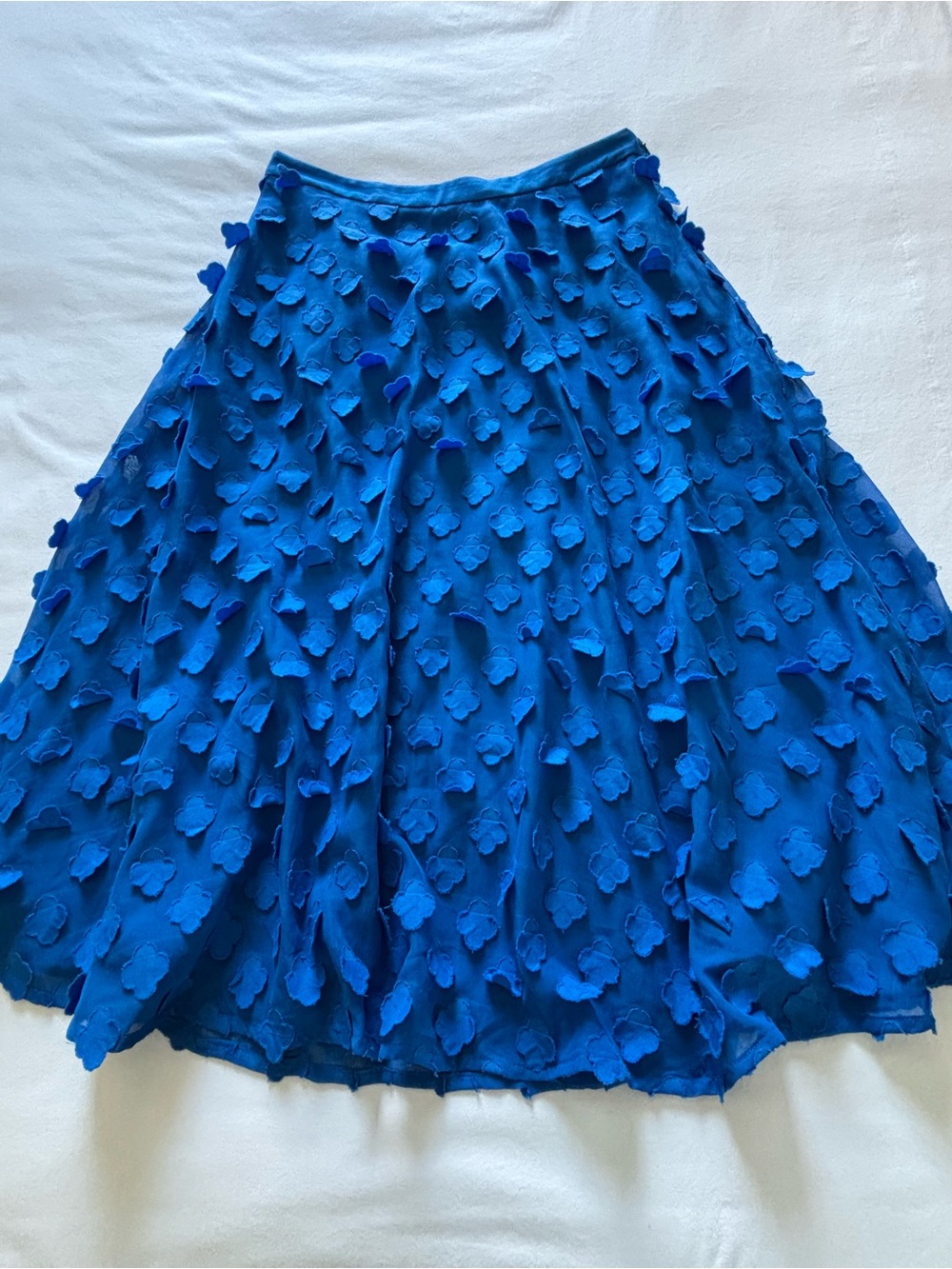 NWOT! RARE! Anthropologie/Maeve Floral Appliqué Midi Skirt